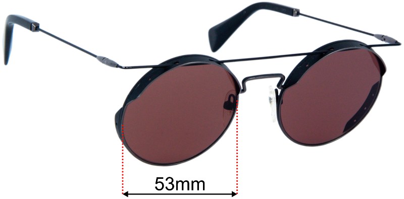 Yohji Yamamoto YY7019 53mm Replacement Lenses